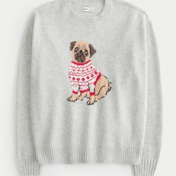 HOLLISTER PUG SWEATER
LAST LARGE!!! - Picture 1 of 3